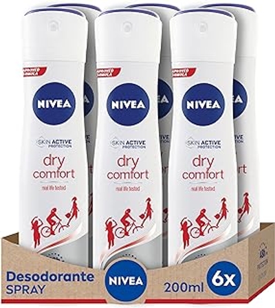 NIVEA PL90698 Deodorant, 200 ml Pak van 6