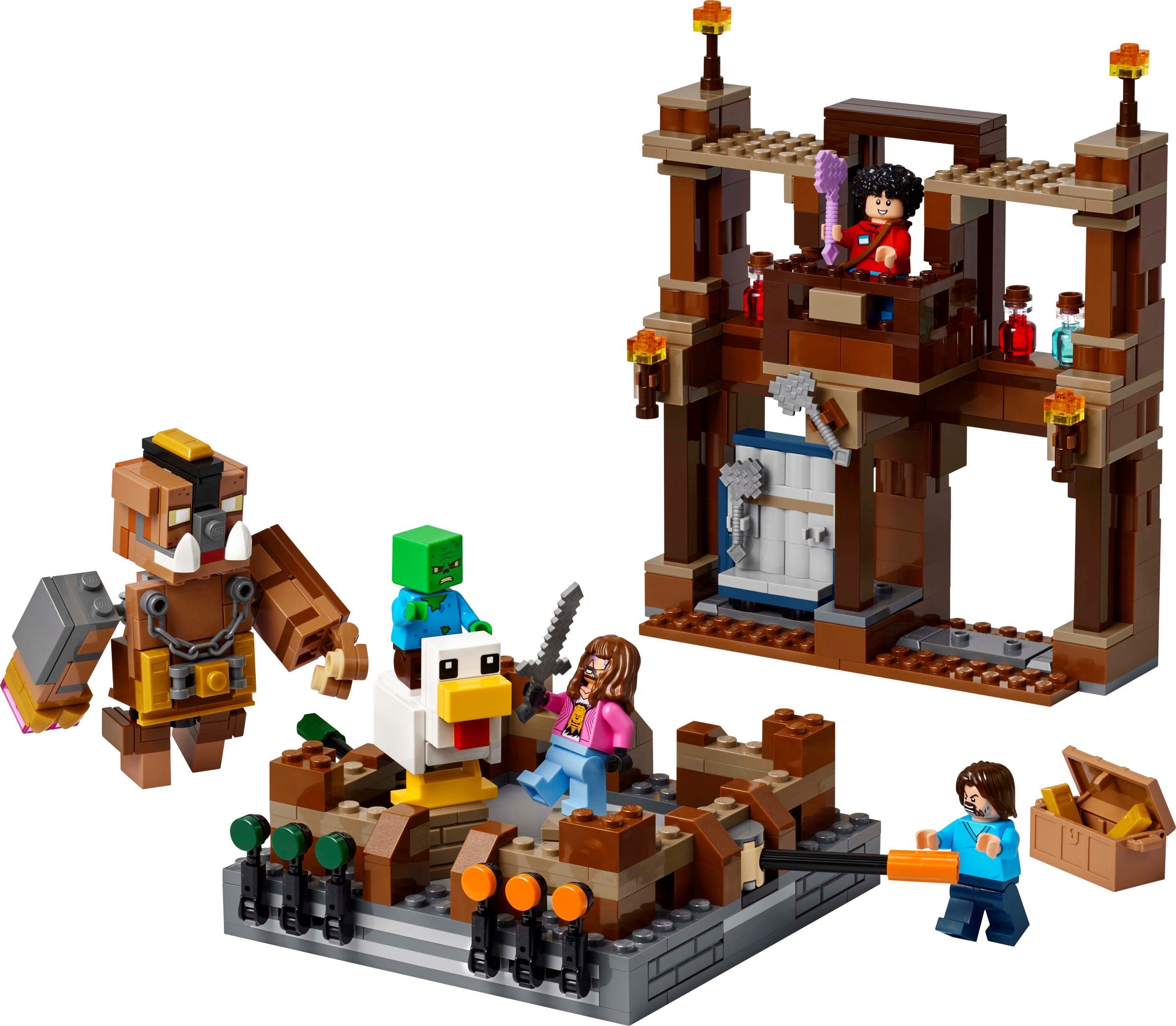 LEGO Minecraft De Arena bij het Boslandhuis 21272