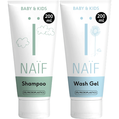Naïf Voordeelset Shampoo & Wasgel voor Baby & Kids 200ml