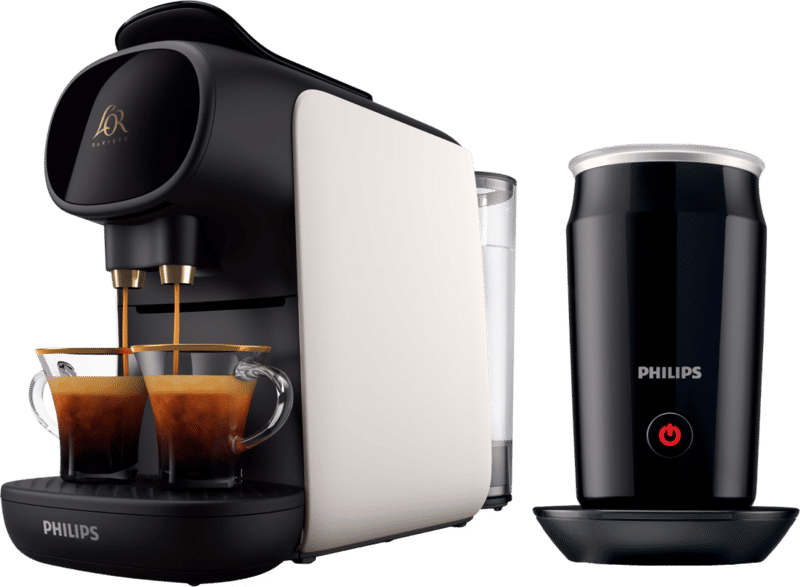 Philips L'OR Barista Sublime LM9012/00 Wit + Melkopschuimer