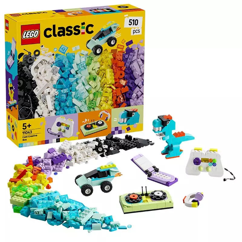 LEGO Classic Coole Creatieve Doos, Bouwspeelgoed 11043