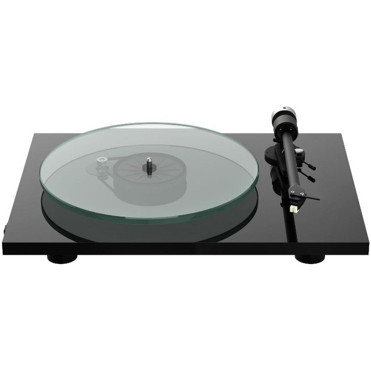 Pro-Ject T2W Rainier Streaming Platenspeler - Multiroom-technologie - WiFi streaming - Moderne Vinyl Speler - Zwart