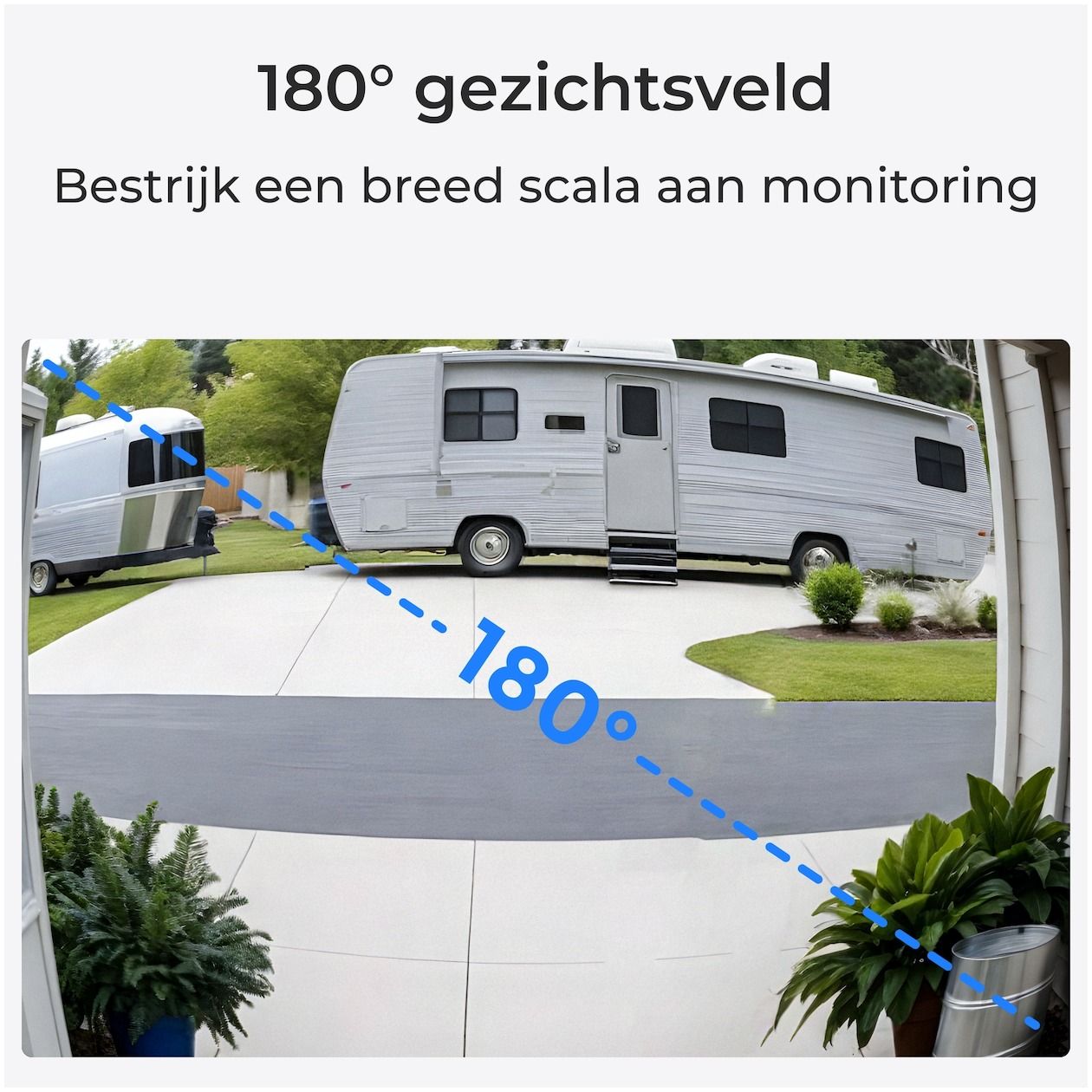 Reolink D340W 5MP video deurbel met bel, 2,4/5 GHz wifi, persoonsdetectie, tweewegaudio Slimme deurbel Zwart