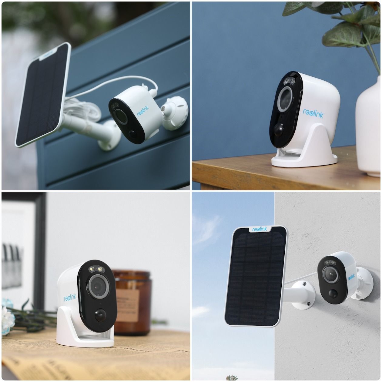 Reolink Argus-serie B330 5MP batterijcamera voor buiten, slimme detectie, nachtzicht in kleur IP-camera Wit