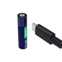 Trust Via USB-C oplaadbare AAA-batterijen (2 stuks) Batterij Blauw