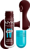 NYX Professional Make Up Lip IV 15 Water 'Bout Wine Hydraterende Lipgloss - Tot 12 uur hydratatie - Verrijkt met Magnesium, Vitamine B12 en Kokoswater - 5ml