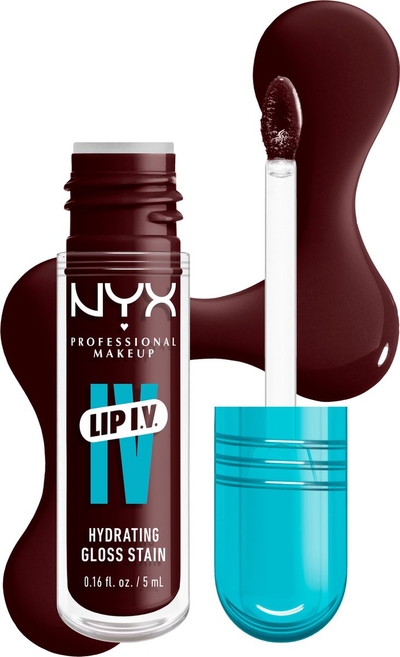 NYX Professional Make Up Lip IV 15 Water 'Bout Wine Hydraterende Lipgloss - Tot 12 uur hydratatie - 5ml