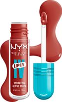 NYX Professional Make Up Lip IV 12 Burst That Tang! Hydraterende Lipgloss - Tot 12 uur hydratatie - Verrijkt met Magnesium, Vitamine B12 en Kokoswater - 5ml