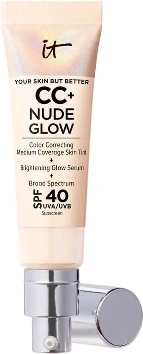 IT Cosmetics Your Skin But Better CC+ Nude Glow SPF40 Foundation - Met Glow Serum - Fair Porcelain - 32ml