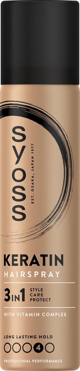 Syoss Keratin Haarspray 12x75 ml Voordeelverpakking