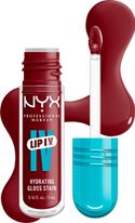 NYX Professional Make Up Lip IV 13 Cranberry Splash Hydraterende Lipgloss - Tot 12 uur hydratatie - Verrijkt met Magnesium, Vitamine B12 en Kokoswater - 5ml