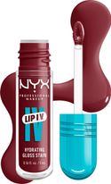 NYX Professional Make Up Lip IV 08 Drippin' In Rose Hydraterende Lipgloss - Tot 12 uur hydratatie - Verrijkt met Magnesium, Vitamine B12 en Kokoswater - 5ml