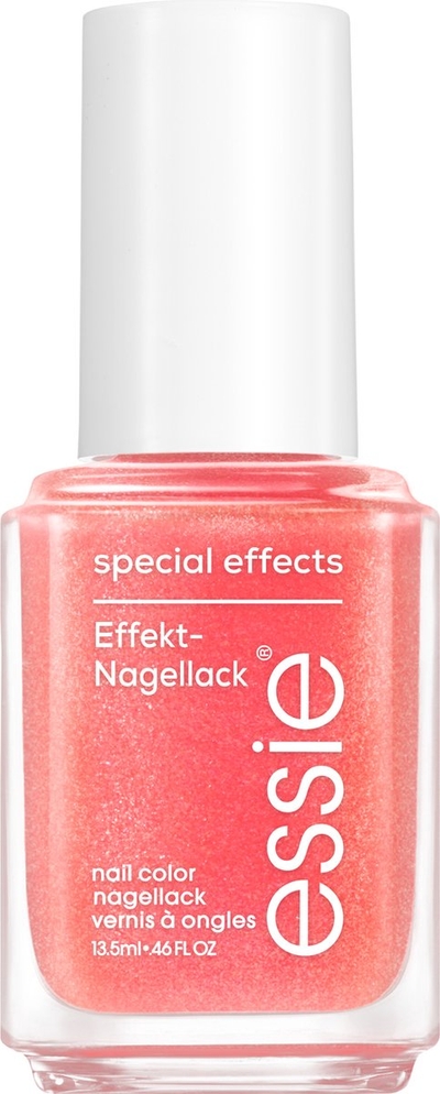 essie nail art studio special effects 18 fiercely faceted nagellak - langhoudende kleur en glans - metallic oranje - 13,5ml