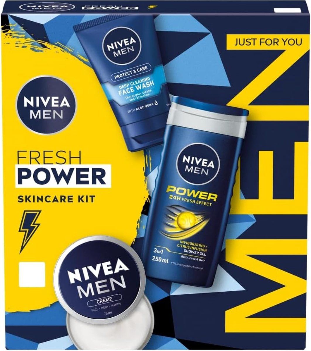 NIVEA MEN Fresh Power Geschenkset Mannen 