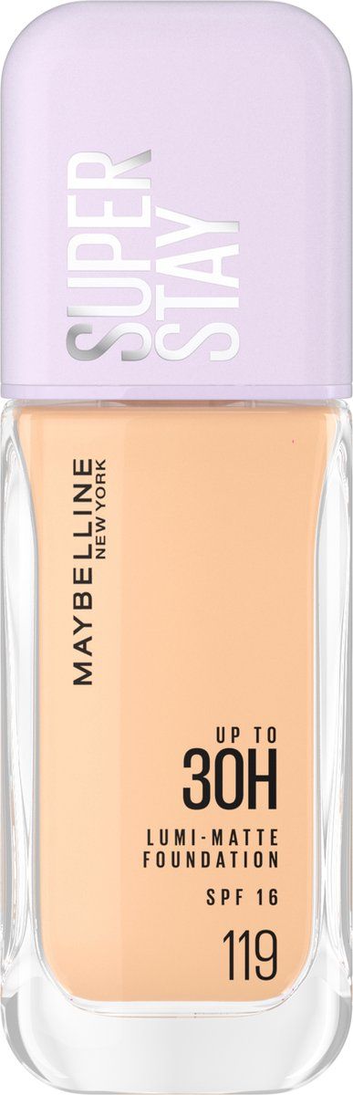 Maybelline New York - Superstay Lumi Matte Foundation - Blijft tot wel 30 uur zitten - Matte finish - 119 - - 35ml