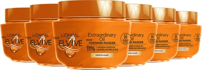L'Oréal Paris Elvive Extraordinary Oil - Haarmasker - 6 x 300ml
