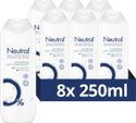 Neutral 0% Shampoo - Anti-Roos - bevat 0% parfum en 0% kleurstoffen - 8 x 250 ml