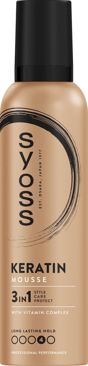 Syoss Keratin Haarmousse 6x250 ml Voordeelverpakking