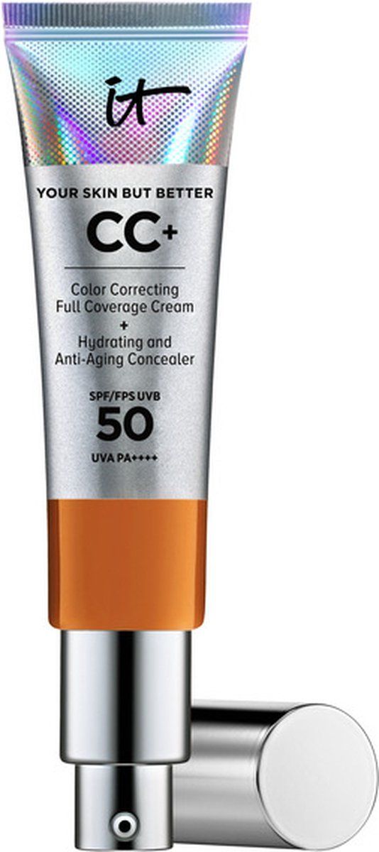 IT Cosmetics Your Skin But Better CC+ Cream SPF50 Foundation - Anti-Aging & Hydraterend - Tan Warm - 32ml