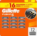 Gillette Fusion Power scheermesjes - 12 stuks