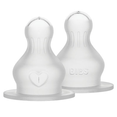 Bibs Flesspeen Siliconen Slow Flow | 2 stuks