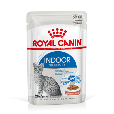 24x85g Indoor Sterilised in Saus Royal Canin Kattenvoer - natvoer katten