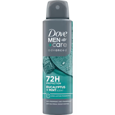 Dove Men+Care - Deodorant - Spray - Eucalyptus + Mint - 150ml