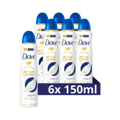 Dove Advanced Care anti-transpirant deodorant spray Original - 6 x 150 ml