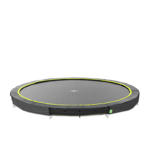 EXIT Silhouette inground sports trampoline - zwart ø 427 cm