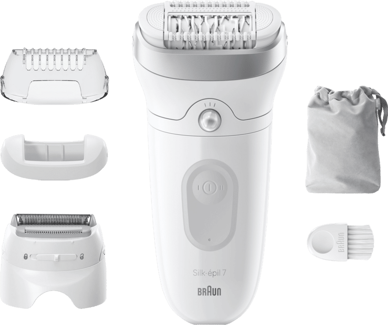 Braun Silk·épil 7-041 Wit/Zilver