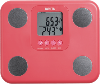 TANITA BC-730 Lichaamsanalyse weegschaal - Roze - Compact formaat