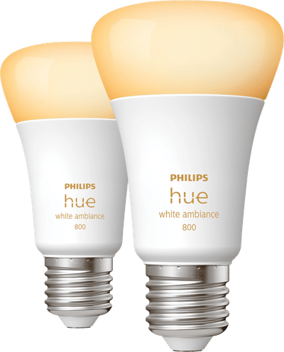 Philips Hue White Ambiance E27 800lm Duo pack