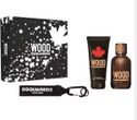 Dsquared2 Wood Pour Homme - Set -Eau de Toilette 100 ml + Shower gel 100 ml + Keyring