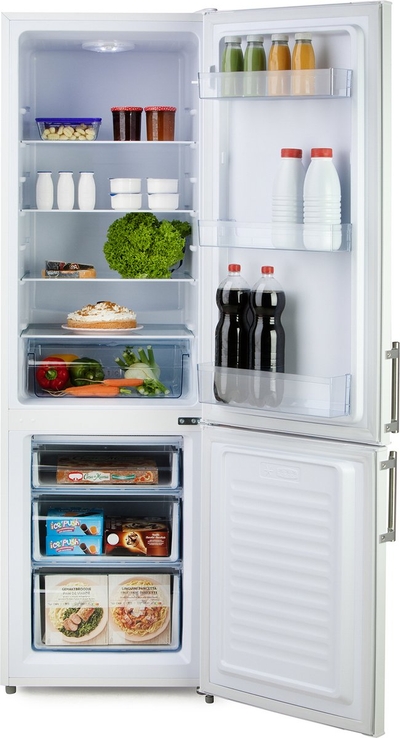 DOMO DO91308C Koelvriescombinatie - Koelkast met Vriesvak - Vrijstaand - 244L - C - Wit