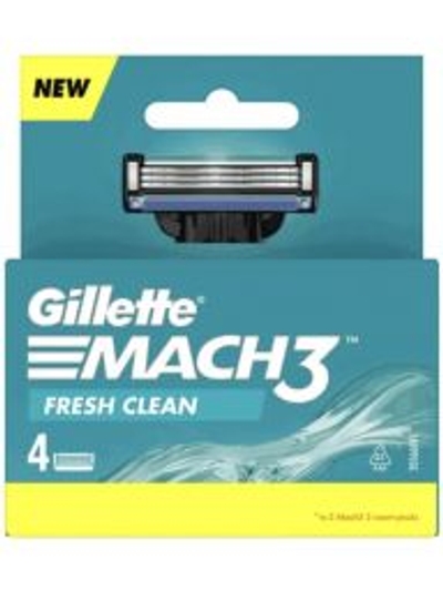 Gillette Mach 3 scheermesjes - 4 stuks
