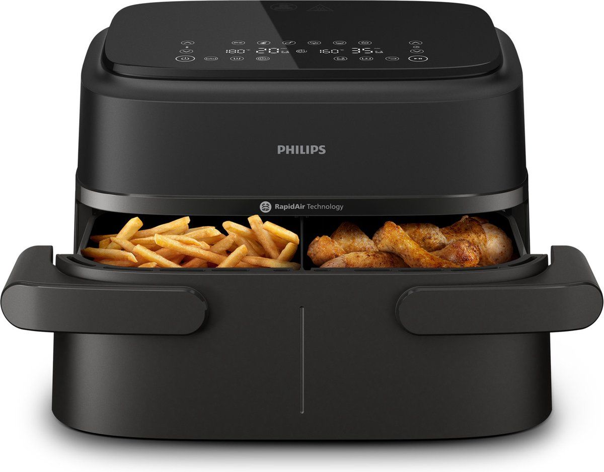 philips-1000-series-dual-basket-airfryer-na15000-dubbele-mand-flexible-basket-71l-tot-5-personen