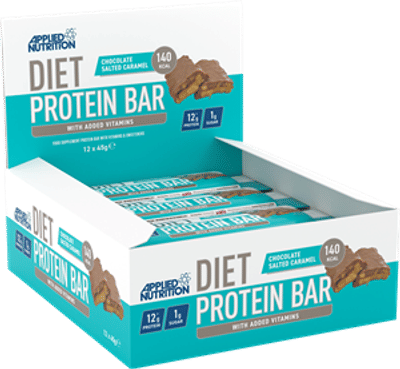 Applied Nutrition Diet Protein Bar Chocolate Salted Caramel - 12 repen