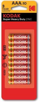 Kodak Extra Heavy Duty AAA batterijen - 10 stuks