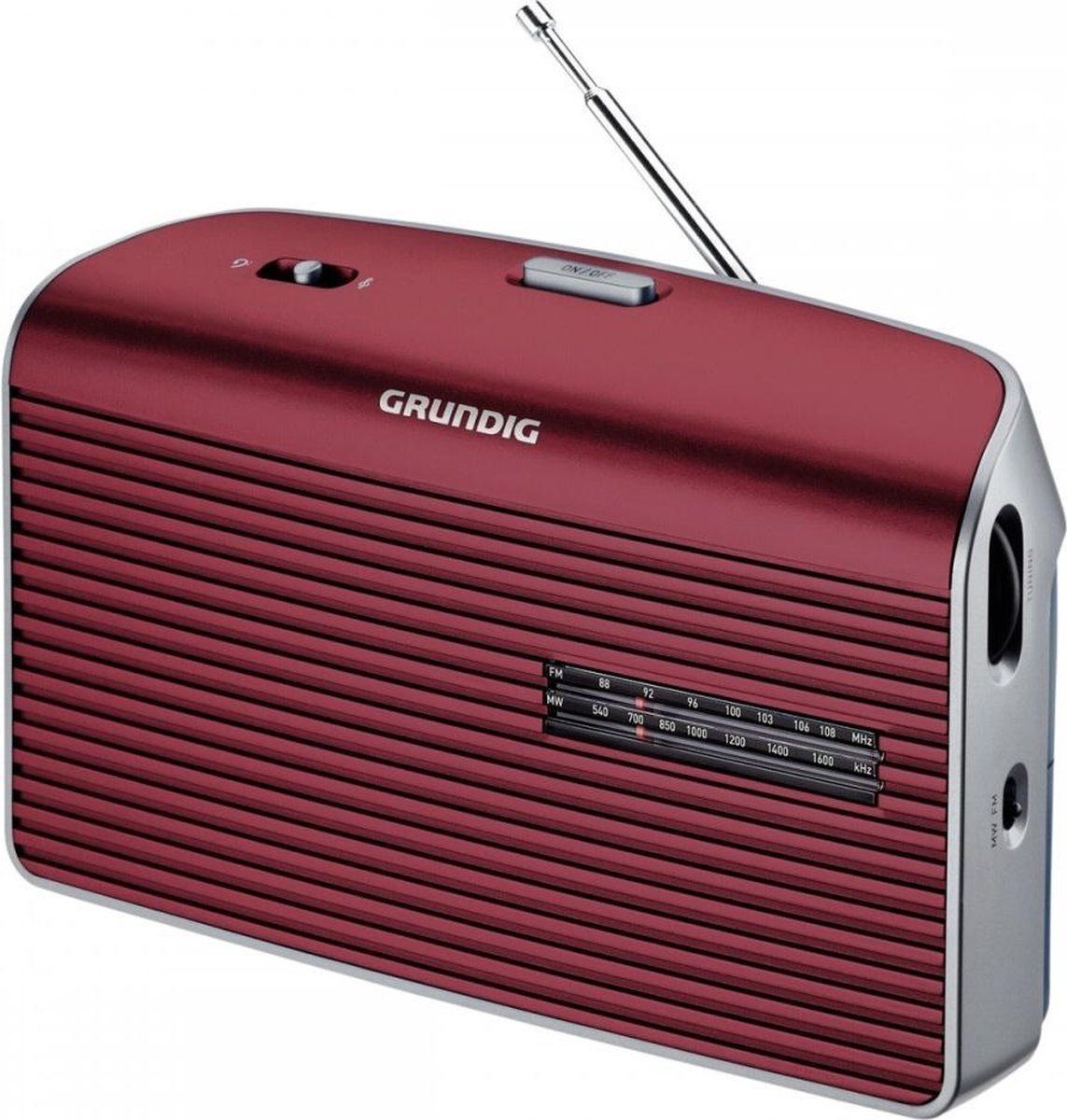 Grundig Music 60 rood/zilver