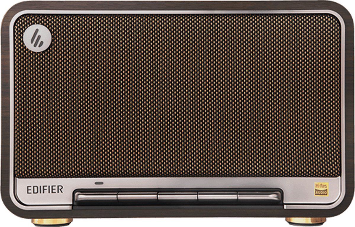 Edifier D32 - Stereo HiRes Airplay/Bluetooth speaker - Zwart Walnoot