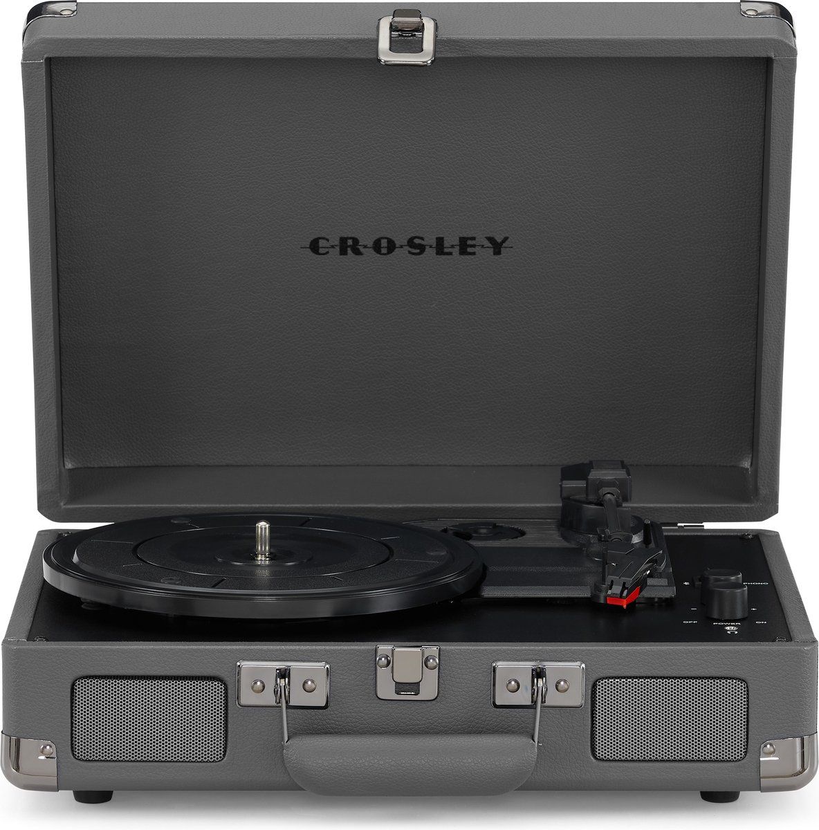 Crosley Cruiser Deluxe CR8005F-SG - Donker Grijs - Bluetooth in/uit Platenspeler