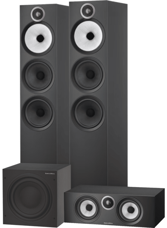 Bowers & Wilkins HTM6 S3 + 603 S3 (per paar) + ASW608 Zwart