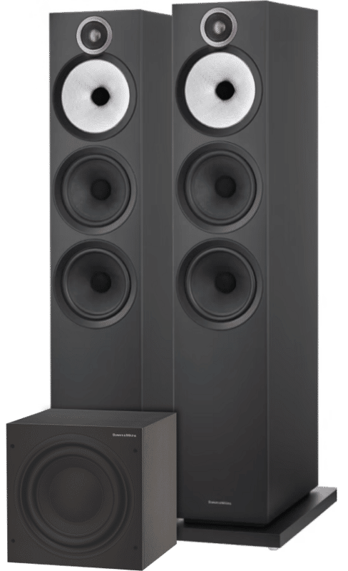 Bowers & Wilkins 603 S3 (per paar) + ASW608 Zwart