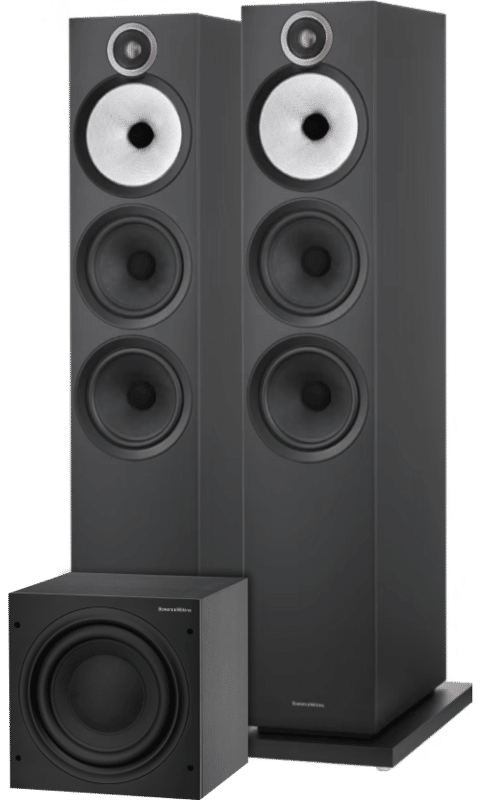 Bowers & Wilkins 603 S3 (per paar) + ASW610 Zwart