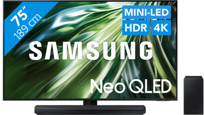 Samsung Neo QLED 4K 75QN90D (2024) + Samsung HW-Q60C (2023)