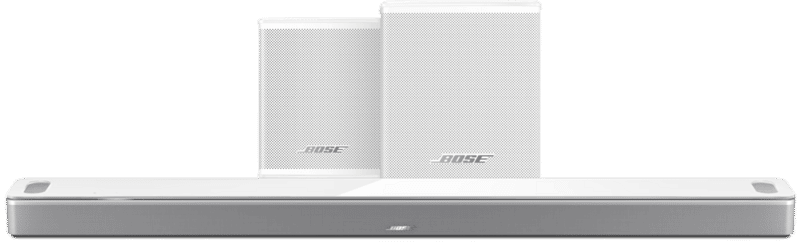 Bose Smart Ultra Soundbar Wit + Bose Surround Speakers Wit