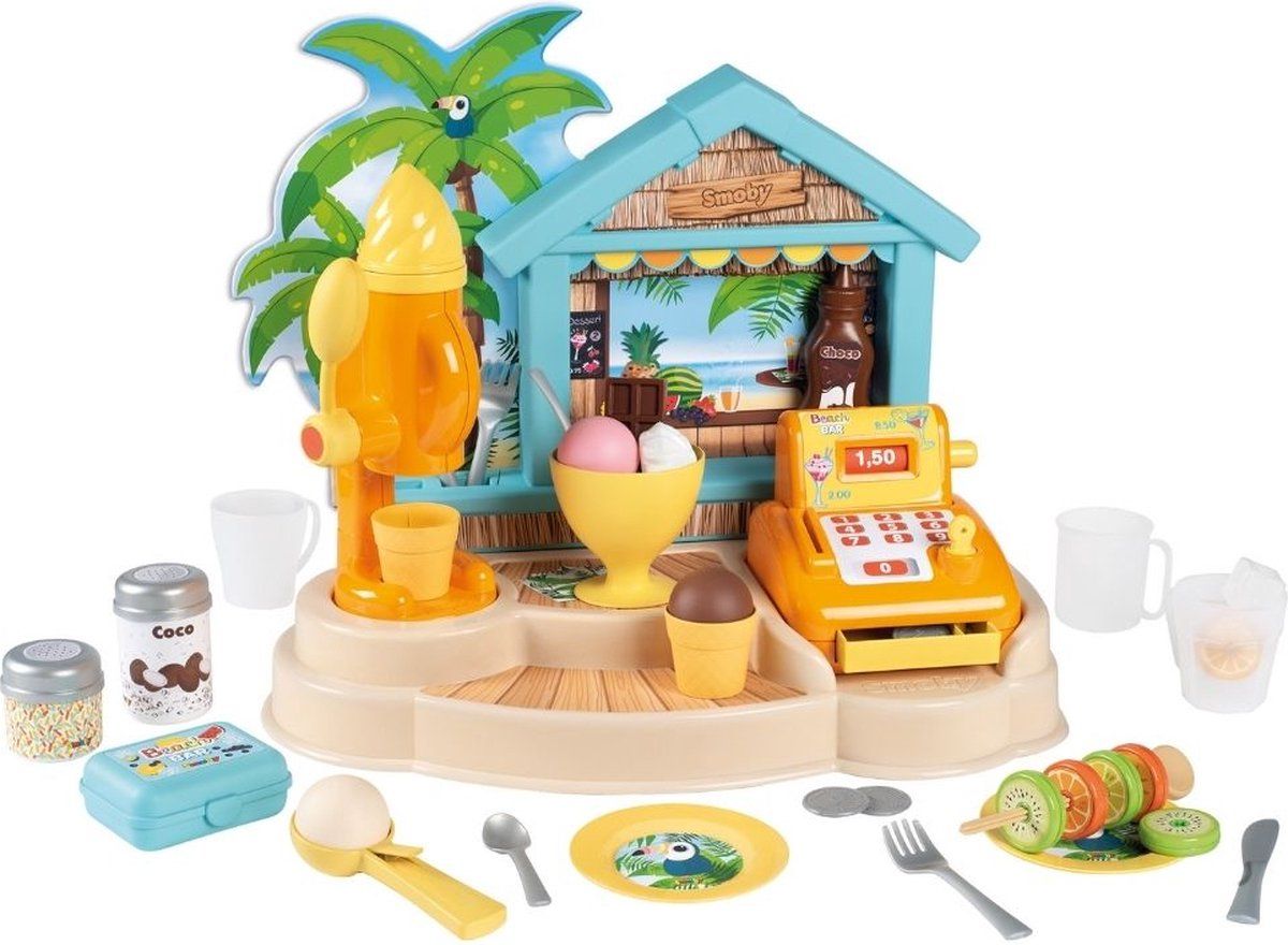 Smoby - Beach bar met ijsmachine en kassa