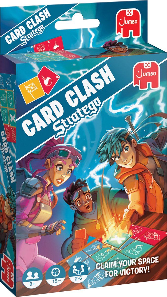 Jumbo - Stratego - Card Clash - Kaartspel vanaf 8 jaar