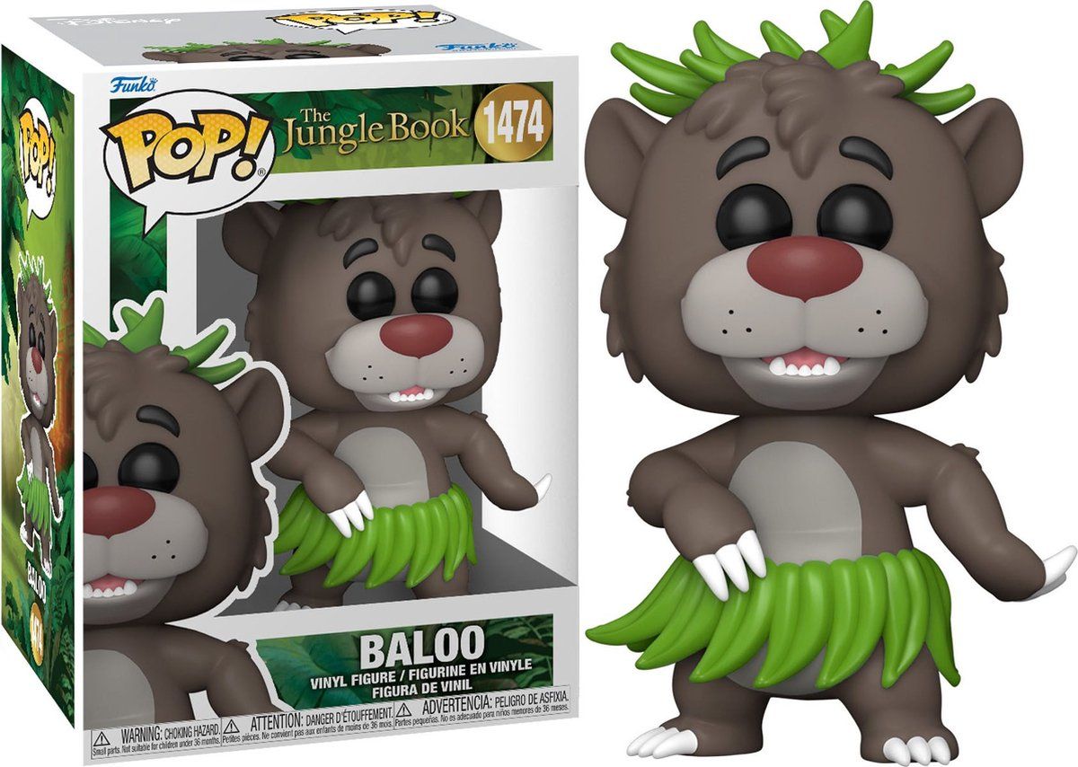 Funko Baloo - Funko Pop! - The Jungle Book Figuur - 9cm