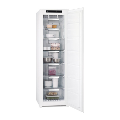 AEG ABE818E6NS Vrieskast Inbouw 204 l E Wit